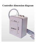 Controller dimension diagram for Beefed Up Brushless Servo Motor For Woodworking Tools 1100W 220V With Knob Speed Control Belt Sander Lathe And Letter Saw Industrial Power Unit Heavy Duty