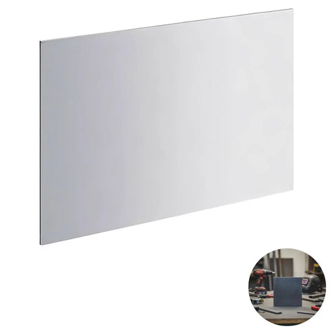 Two Pack Hot Rolled Steel Plates 4.7 x 4.7 x 0.16 In 18-Gauge Low Carbon Weldable Metal Sheets Precision Cut for Structural Support and Industrial Fabrication