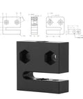 Anti Backlash T8 Lead Screw Nut Block for 3D Printer and CNC Machines 8mm Diameter Nut T Type Nut Holder with technical drawings