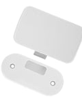 Keyless Smart Bluetooth Cabinet Lock Phone App Control One Touch Open, white design suitable for cabinets and wardrobes.