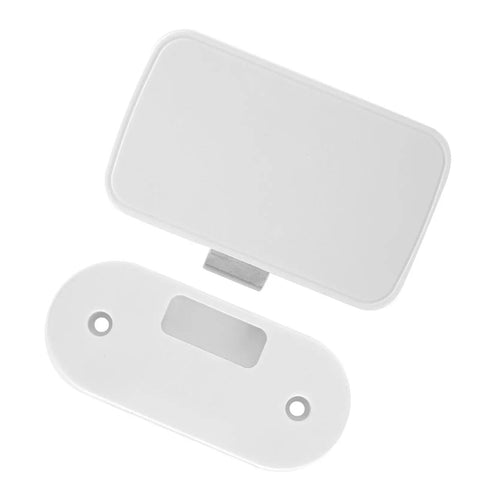 Keyless Smart Bluetooth Cabinet Lock Phone App Control One Touch Open, white design suitable for cabinets and wardrobes.