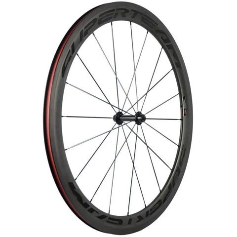 Carbon Fiber Road Wheelset 50mm Deep 23mm Wide Clincher 700c For Shimano 8 9 10 11 Speed V Brake Road Bikes Toray T700 Construction