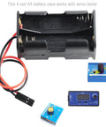 4 Cell 6V AA Battery Holder Case Cover Storage Box With 2P FUT J Plug Connector For Flysky Receiver RC 9G Micro Servo Tester Pack Of 4 Great For RC Projects And Stable Power Supply On The Go
