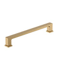 Champagne Bronze Bridgeport Cabinet Pull 6-5/16 Inch Center to Center 7-1/16 Inch Total Length Traditional Style Furniture Hardware 10 Pack