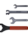 Heavy Duty Drop Forged ER Collet Spanner Wrench Set For 16 20 25 32 Milling Lathes And CNC Tools with various sizes and grips.