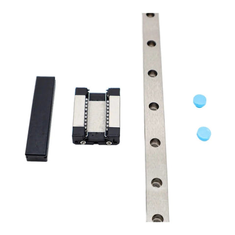Plug And Play Linear Guide Rail With Block For CNC And 3D Printer C Or H Type High Precision Smooth Motion For Small Machines Compact Design With Pre Drilled Holes For Quick Alignment And Easy Installation In Tight Spaces.