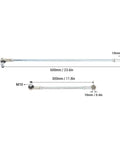 Beefy Go Kart Tie Rods Steel Alloy For Precision Steering shown in 600mm and 300mm sizes for Yerf Dog go karts.