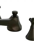 Oil Rubbed Bronze 8 Inch Widespread Bathroom Faucet With Ceramic Disc Cartridge, Solid Brass Construction, Drip Free Deck Mount