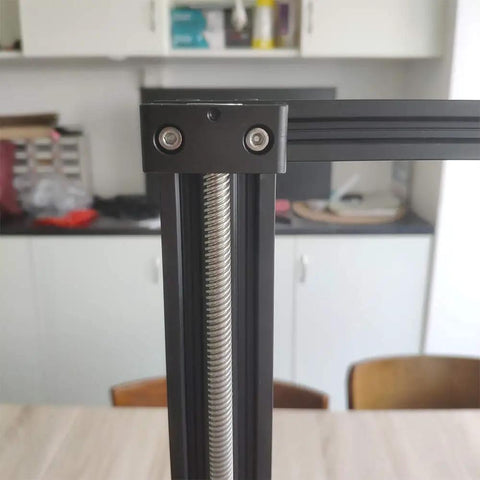 Aluminum Z Axis Leadscrew Top Mount Upgrade for CR 10 CR 10S Ender 3 Ender 3 Pro and Ender 3 V2 3D Printers close-up view