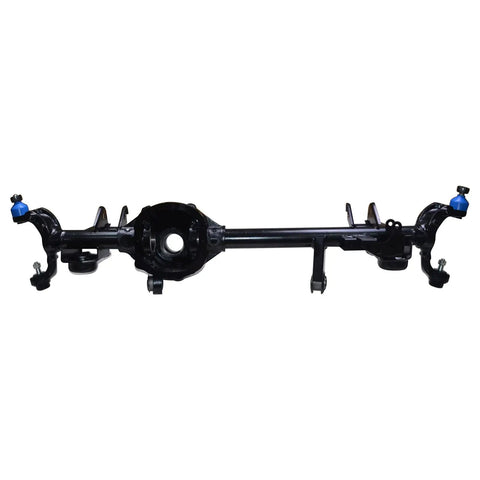 Beefed-Up Dana 30 Front Axle Housing Replacement For Jeep Wrangler JK 2008-2015 3.6L 3.8L V6 3.21 Axle Ratio Fits 68004068AA 68004068AB 68004068AC High-Strength Steel Construction Easy Install black front axle housing, single view