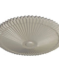 Shakur Ceiling Medallion 24 Inch Diameter 3 Inch Projection Fits Canopies Up To 5 Inches Pearl White Lightweight Yet Sturdy