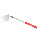 Telescoping Inspection Mirror 2 Inch With Adjustable Length 12.75 To 19.25 Inches And 360 Degree Swivel For Tight Spots, Handy For Car Maintenance And Home DIY Reach Tool with red handle