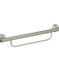 24 Inch Bathroom Grab Bar With Towel Bar In Brushed Nickel Built To Last Heavy Duty Safety Rail Holds Up To 500 Lbs