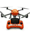 Beefy Heavy Lift Fishing Drone With 30 Minute Flight Time And 4K Sony IMX377 Camera For Pro Angling shown with remote controller
