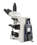 Trinocular Pathology Microscope With SWF 10X Eyepieces And Plan Achromat Objectives 4X 10X 20X S40X S100X Oil Immersion EIS 60mm Parfocal 190X152mm Stage 78X32mm Mechanical Stand Perfect For Lab Work And Teaching, side view
