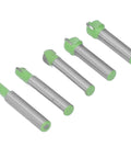 Jiawu Premium Round Nose Router Bit Kit Bricks For Heavy Duty Woodworking Projects With Durable Cemented Carbide Blades set of five router bits.