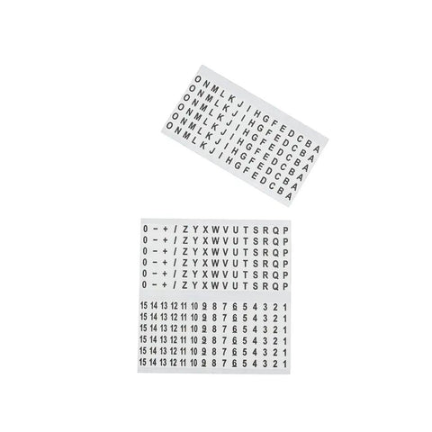 Wire Marker Book With A To Z And Zero To Fifteen Labels For Electrical Wiring Perforated Pages You Can Tear Off Large Readable Print