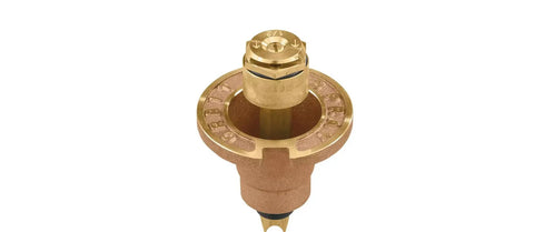 5 Pack Brass Pop Up Flush Head Sprinklers With Half Pattern Spray Nozzle For Low Profile Lawn And Landscape In Your Yard One And A Half Inch Pop Up Height Precision Machined Brass For Consistent Spray Compatible With Flush Heads product top view