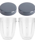 18oz Blender Cup Replacement With Lid For Nutribullet 600W And 900W Blenders 2 Pack Built To Last Tritan BPA Free