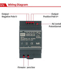 Ultra Slim Step Shape 24V DC DIN Rail Power Supply 60W 2.5A With Wide 85 To 264V AC Input TS 35 7.5 Or 15 wiring diagram