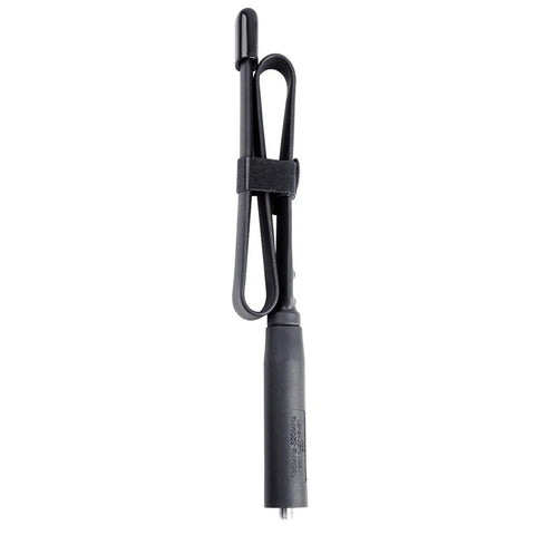Tactical Foldable 18.8 Inch VHF UHF High Gain Ham Radio Antenna 144 430 MHz With SMA Female Connector, folded view