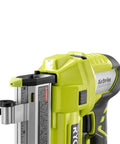 Close-up of Cordless AirStrike 23-Gauge Pin Nailer, 18-Volt One Plus, with headless pin nailing feature and GRIPZONE comfort.