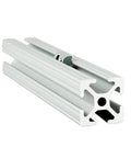 Aluminum extrusion rail with 1/4-20 Steel T-Nut With Ball Spring For Aluminum Extrusion Rails, Fits 1010 Series And 1.0 Inch Base Profiles.