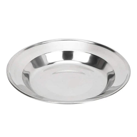 Portable Stainless Steel Outdoor Tableware Set For Camping Picnics And Hiking Single Person Cookware Mess Kit shallow plate