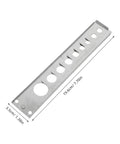 Heavy Duty Pneumatic Lockout Clamp Bulletproof Stainless Steel Quick Disconnect Air Hose Safety Lock for Industrial Manufacturing, 19.6cm long.
