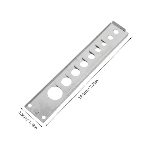 Heavy Duty Pneumatic Lockout Clamp Bulletproof Stainless Steel Quick Disconnect Air Hose Safety Lock for Industrial Manufacturing, 19.6cm long.