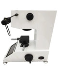 Micro Digital Vickers Hardness Tester With Touch Screen And Automatic Turret delivering precise measurements, showing detailed parts and interface.