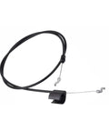 Top Shelf Replacement Throttle Cable For Poulan HD3X And Craftsman AYP Walk Behind Mowers view showing black wire with dual Z bend ends.