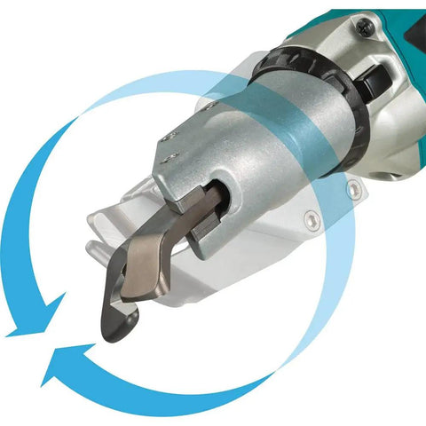 No Nonsense 18V Brushless Cordless Offset Shear For Mild Stainless Steel Cutting Tool Only Boots variable speed trigger and angled blade for precise cuts.