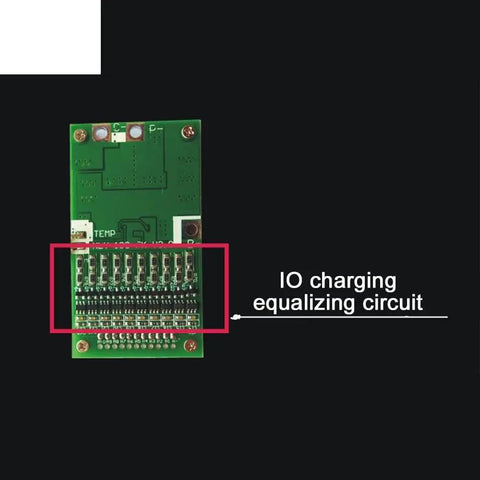 Solid Build Heavy Duty 10s 36v Bms For 18650 Lithium Packs featuring IO charging equalizing circuit on PCB.