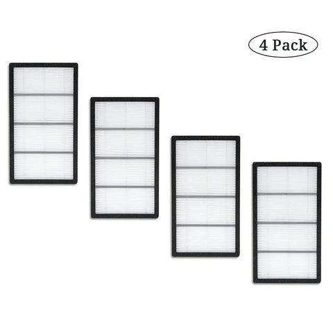 Four replacement filters for All In One Replacement Parts Kit For Roomba S9 Series Vacuum Cleaner, displayed in a pack of 4.