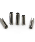 Pro Grade Spring Type Straight Pins Set In 304 Stainless Steel Cylindrical Cotter Pins Dowel Pins With Elastic Spring, 5 pieces displayed