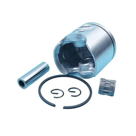 Premium 42MM Piston Ring Pin Needle Bearing Kit Fits Lawn Mower Engines 343 FR FRM R RX 345, piston parts on white