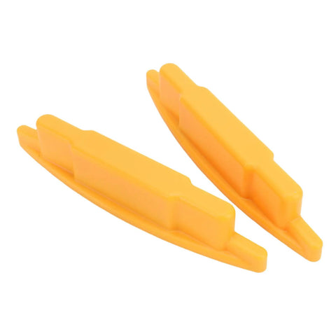 Tbest Magnetic Stud Finder with Powerful Magnet, yellow durable ABS material, two-piece design for easy handling.