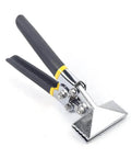 Two Pack 75mm Bending Pliers With Straight And Elbow Handles for sheet metal bending and shaping, featuring flat jaws, close-up view.