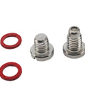 Straight Screw Kit For Outboard Motors 9.9 To 300 HP Boat, Built To Last Oxidation Resistant Construction, Easy Mounting, Fits Wide Range Of Hull Shapes, Replacement For 688 45341, stainless screws and red washers