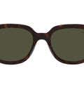 Erik Square Sunglasses Unisex RB4398 Non Polarized Havana Green Full Rim Frames 53mm front view