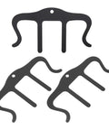 Three Pack M Shaped Metal Sheet Music Clip Bookmark Black For Page Markers And Score Holders Keeps Your Sheet Music In Place During Practice And Performances Like A Pro., black metal sheet music clip bookmarks shown in three-pack layout