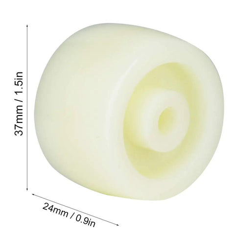 Nylon Wheel Caster Rollers Set 1.5 Inch Diameter Directional Polypropylene Wheel 10 Pack 40 Kg Load Grippy No Slip Surface