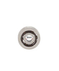 Front view of uxcell V623 V-Groove guide pulley ball bearing, 3mmx10mmx3mm carbon steel