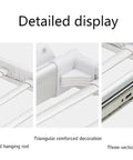 Top Shelf Multi Layer Closet Rack And Ultra Smooth Slide Out Pants Hanger For Jeans Ties Scarves Seamless Drawer Organizer displaying enclosed hanging rod details.