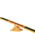 71 Inch Dog Agility Seesaw Pro Grade Solid Fir Wood Construction with Non Slip Surface and Adjustable Height for Small and Large Dogs