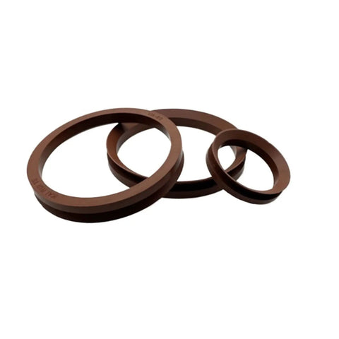 Heavy Duty FKM Fluoro Rubber Rotary Shaft Seal Ring Compatible With VA1000 VA2000 Series Units stacked in varying sizes.