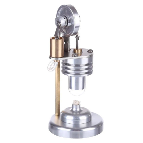 Stirling Engine Kit With Metal Piston And Cool Cylinder, Quartz Heating Tube, Micro Vertical Model, Ready-To-Operate Setup For STEM