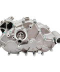 Heavy Duty Automatic Transmission Gearbox Replacement Drop In Shift Module showing silver housing with mounting points and shaft