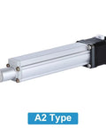 Beefy DC Stepper Motor Linear Actuator With 200mm To 300mm Stroke for massage chairs and table arms, A2 type, aluminum